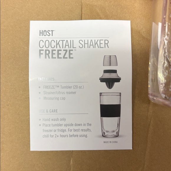 New item… Cocktail Shaker Freeze - Picture 2 of 2